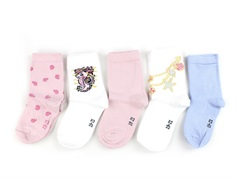 Name It bright white/sea mix socks (5-pack)